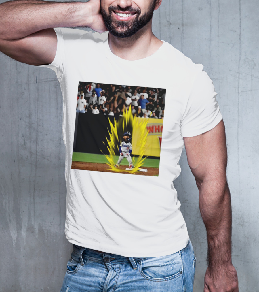 Teoscar Hernández Dodgers Super Saiyan Walk-Off Moment T-Shirt