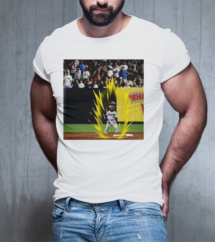 Teoscar Hernández Dodgers Super Saiyan Walk-Off Moment T-Shirt