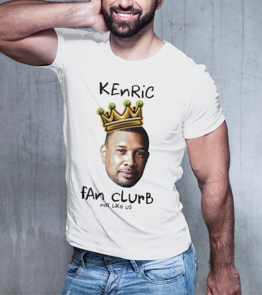 Kenric Fan Club Not Like Us With Crown T-Shirt