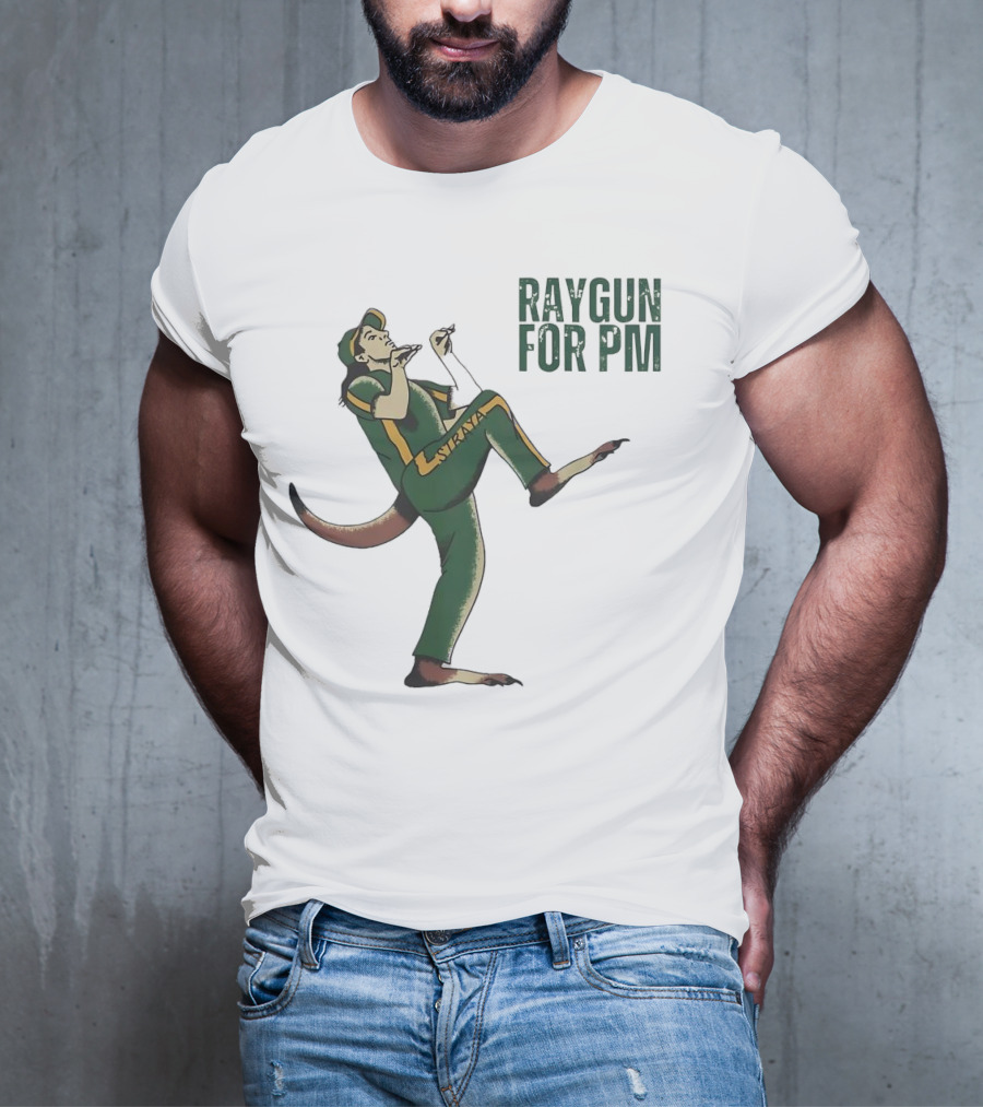 RAYGUN FOR PM Cricketer Playing Instrument T-Shirt