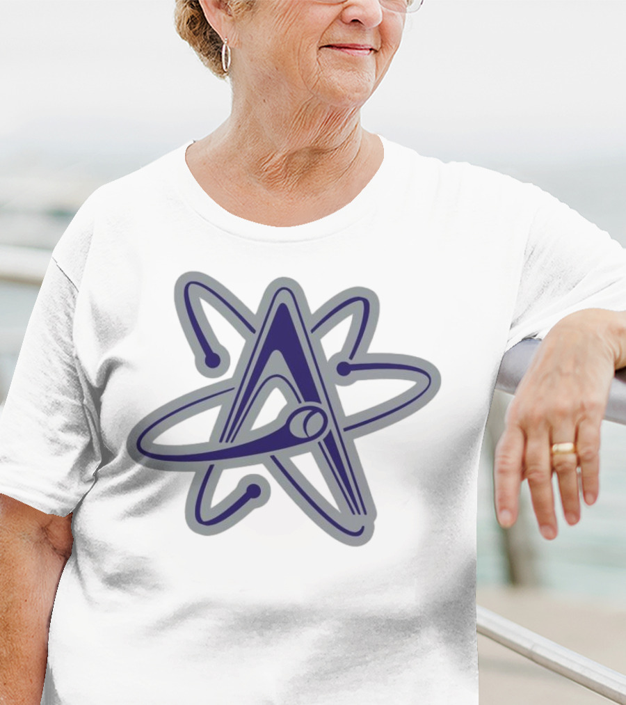 Albuquerque Isotopes Atom Symbol With Letter A Emblem T-Shirt