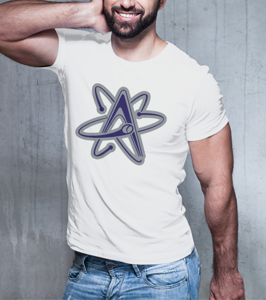Albuquerque Isotopes Atom Symbol With Letter A Emblem T-Shirt