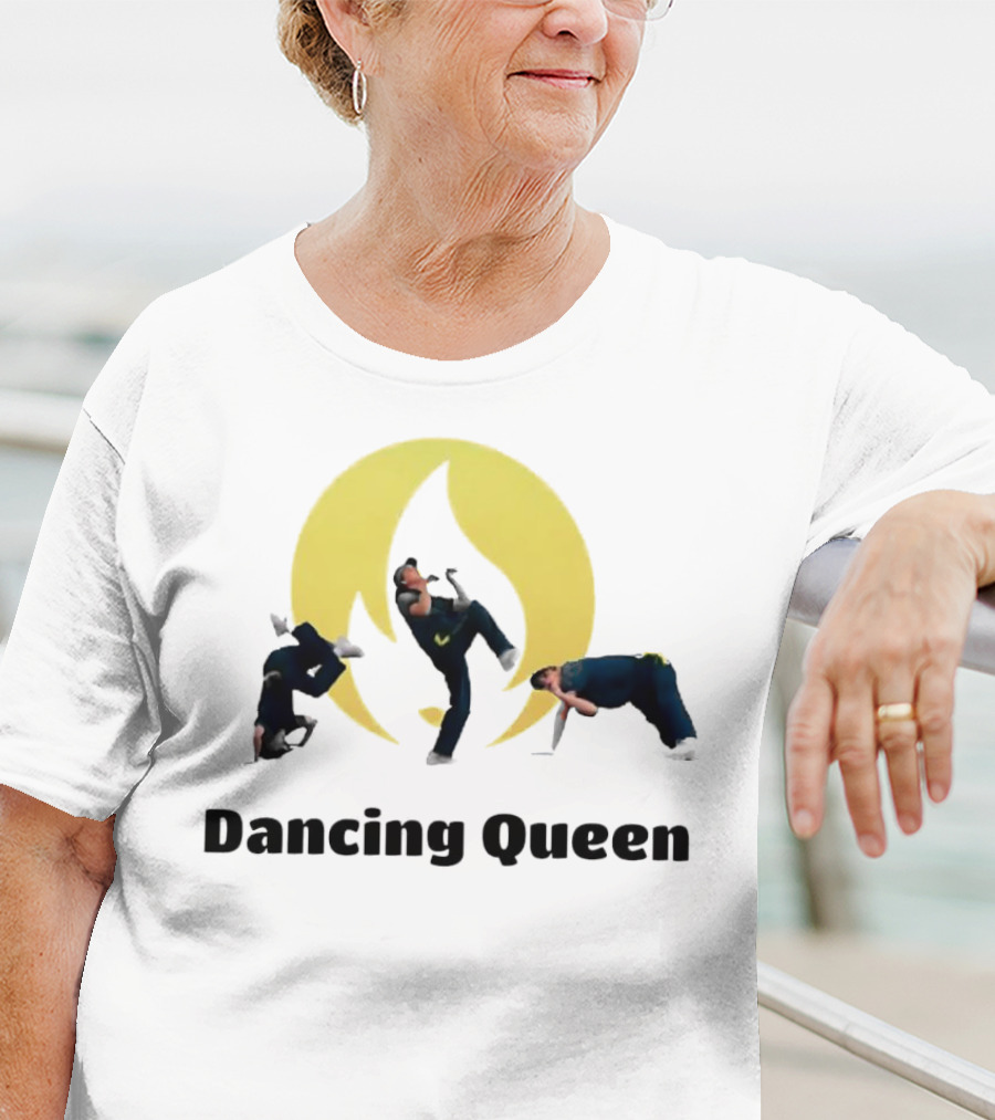 Australia Raygun Dancing Queen Breakdancing Moves T-Shirt