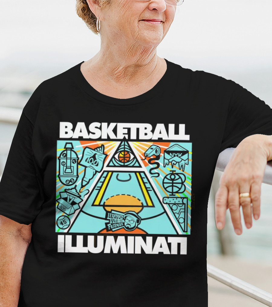 Basketball Illuminati LeBatard And Friends NVK 405 45 9 12 T-Shirt