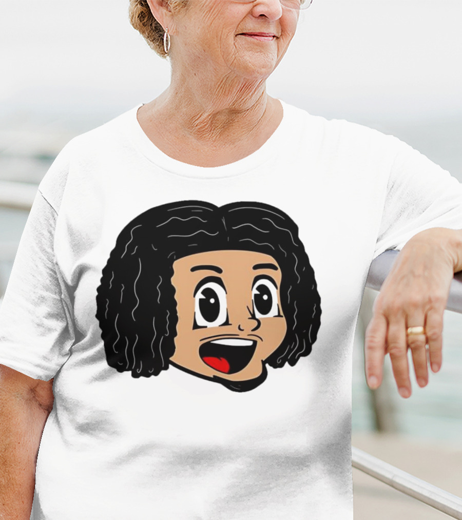 Cookiee Wright Cartoon Face Expression T-Shirt