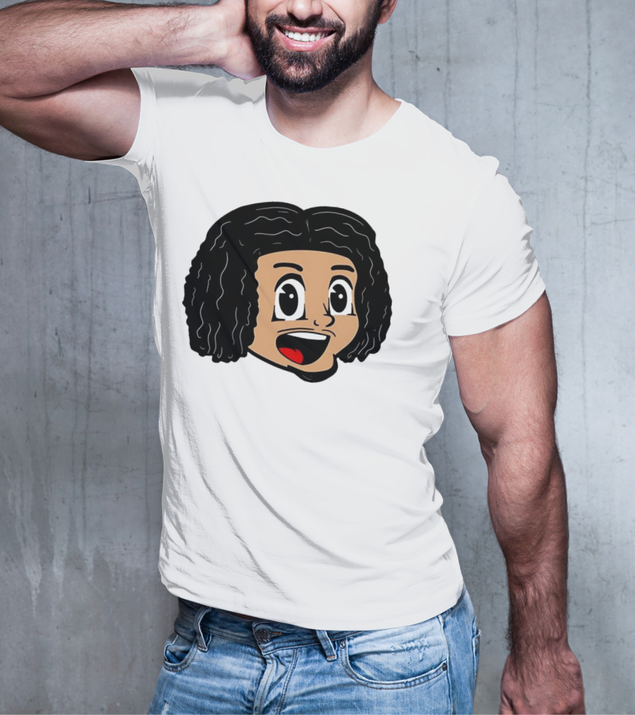 Cookiee Wright Cartoon Face Expression T-Shirt