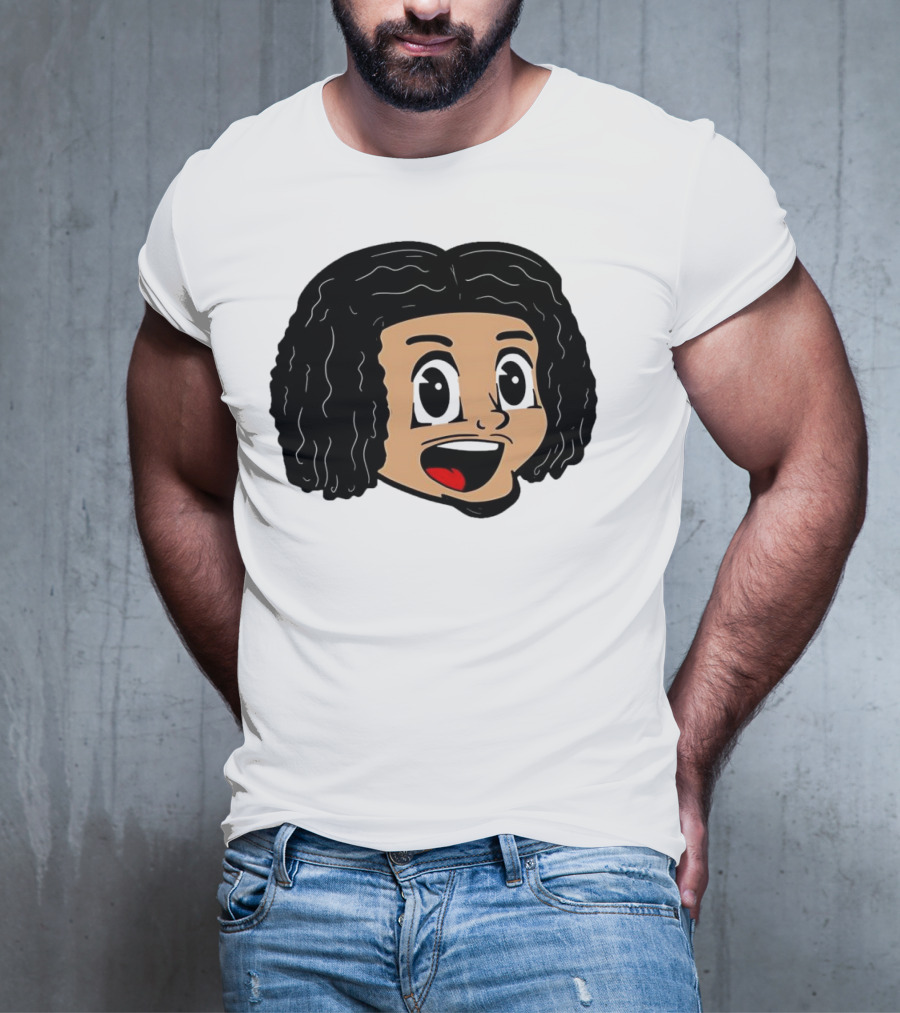 Cookiee Wright Cartoon Face Expression T-Shirt