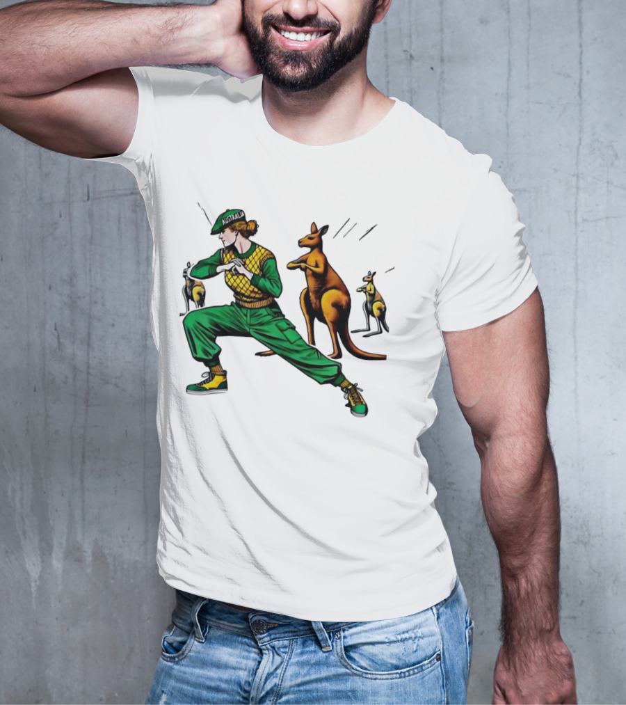 Breakdancing With Kangaroo At Olympics T-Shirt