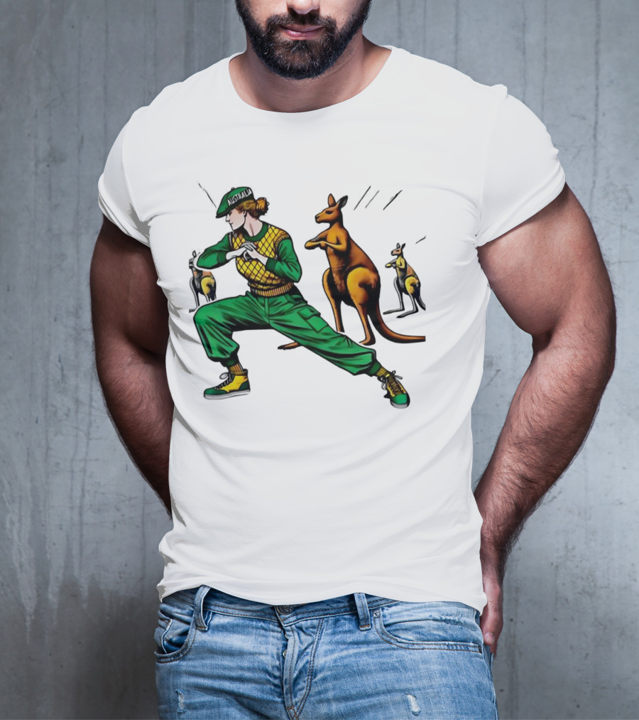 Breakdancing With Kangaroo At Olympics T-Shirt