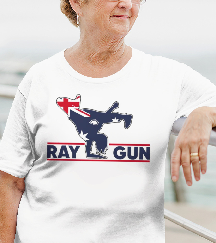 Raygun Australian Flag Olympic Breakdancer T-Shirt