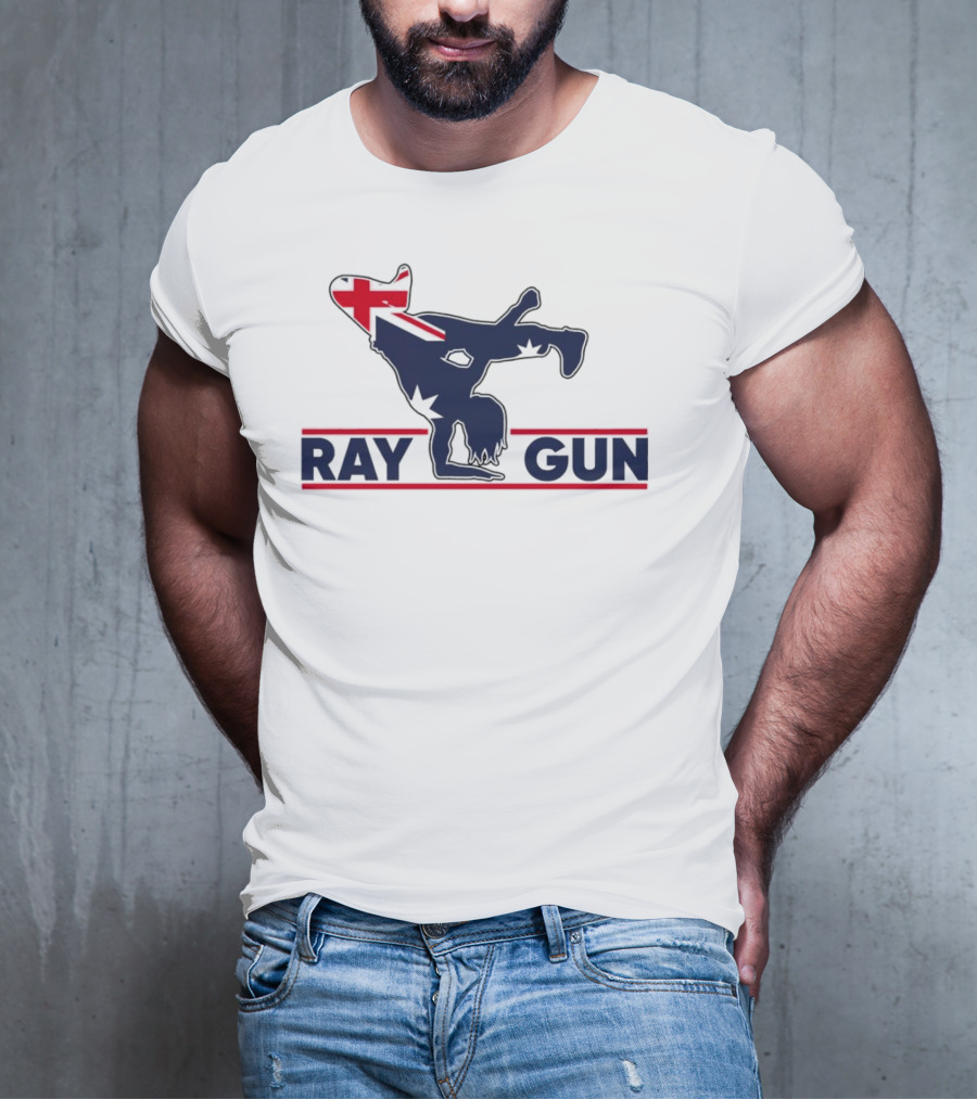 Raygun Australian Flag Olympic Breakdancer T-Shirt