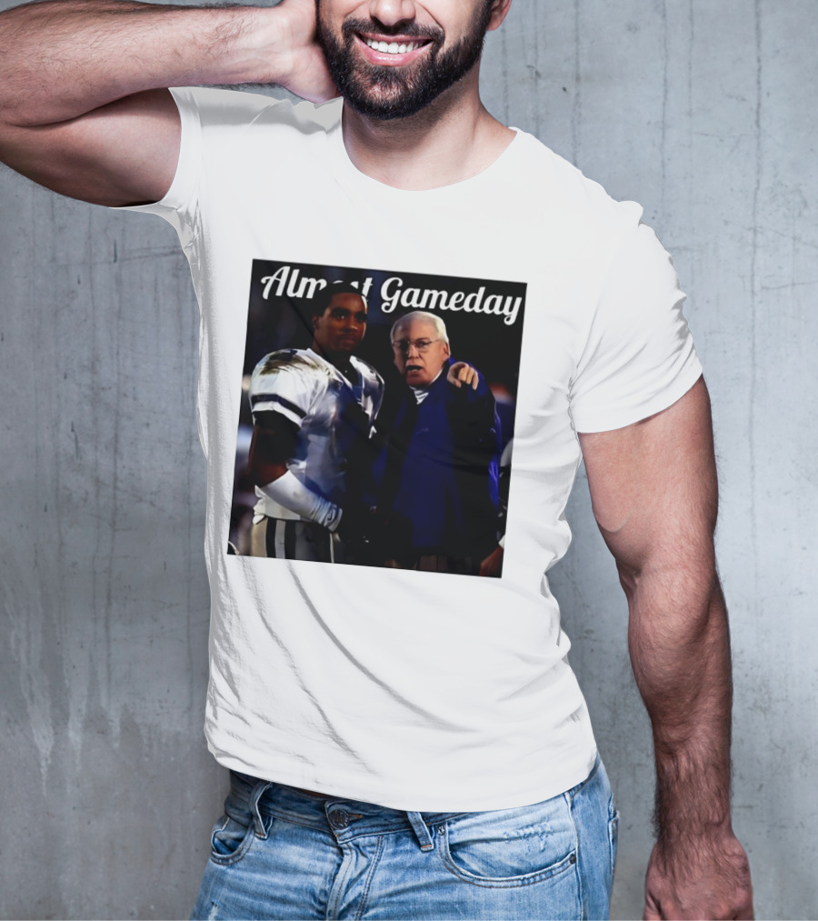 Almost Gameday Bill Snyder Coach K-State Wildcats Player Interaction T-Shirt