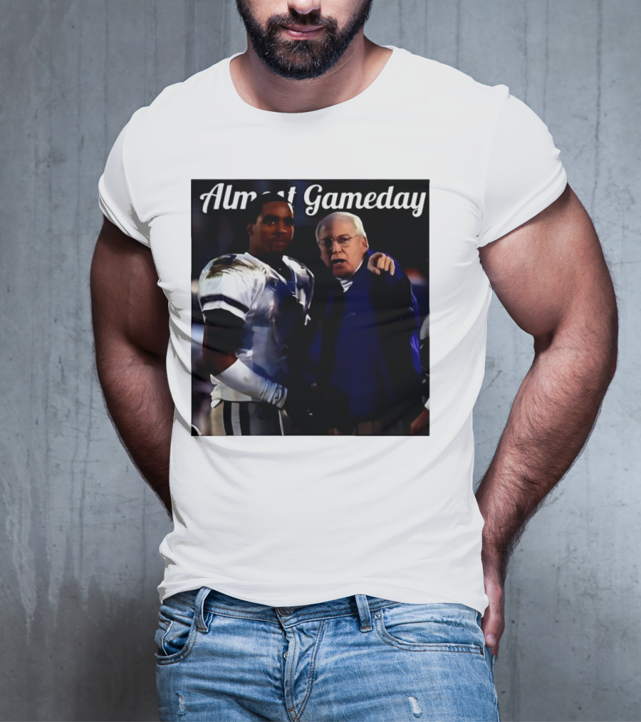 Almost Gameday Bill Snyder Coach K-State Wildcats Player Interaction T-Shirt