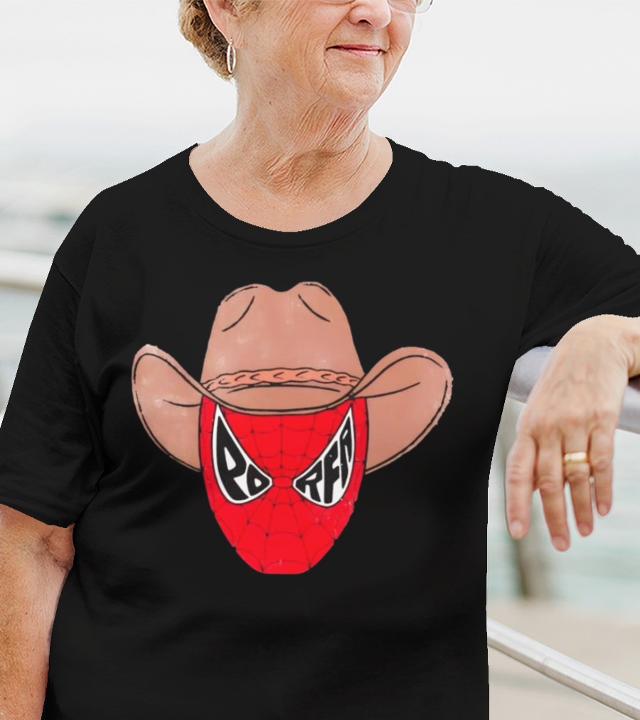 Porfa Porfaman Cowboy Spider Man T-Shirt