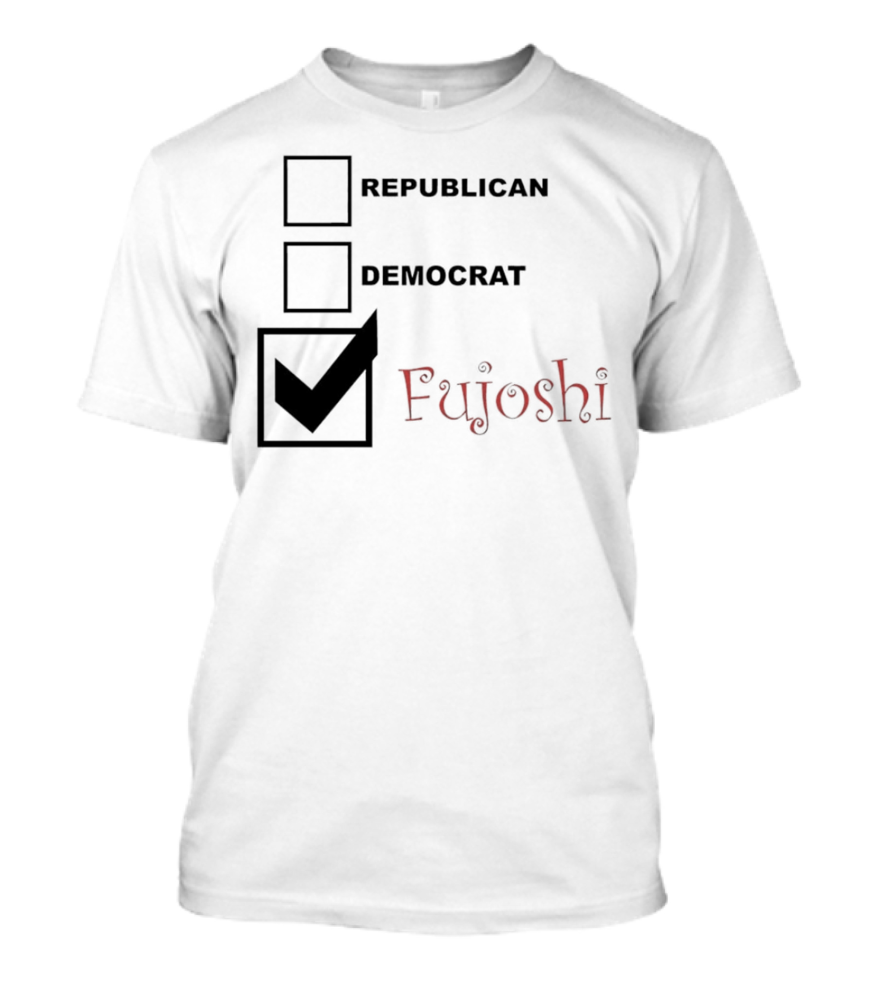 Republican Democrat Fujoshi Anime Fandom Humor T-Shirt
