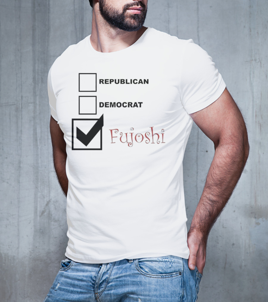 Republican Democrat Fujoshi Anime Fandom Humor T-Shirt