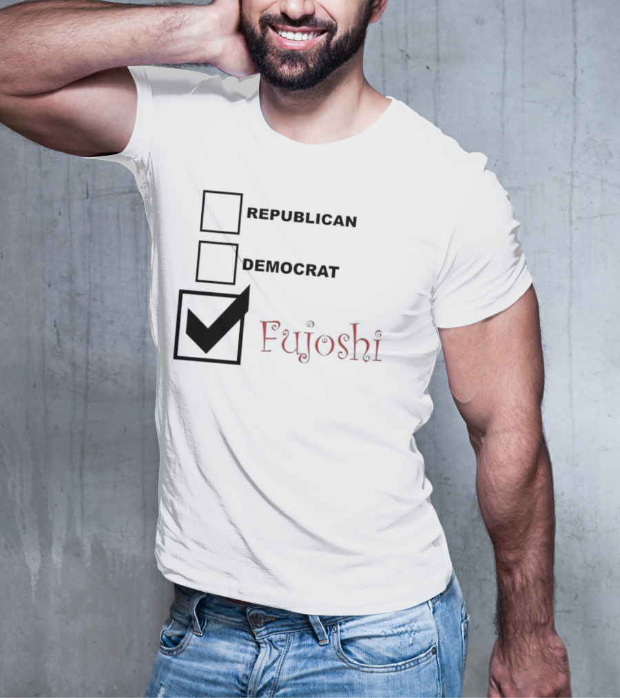 Republican Democrat Fujoshi Anime Fandom Humor T-Shirt