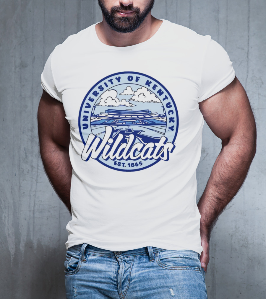 University Of Kentucky Wildcats Stadium Est. 1865 Circle T-Shirt