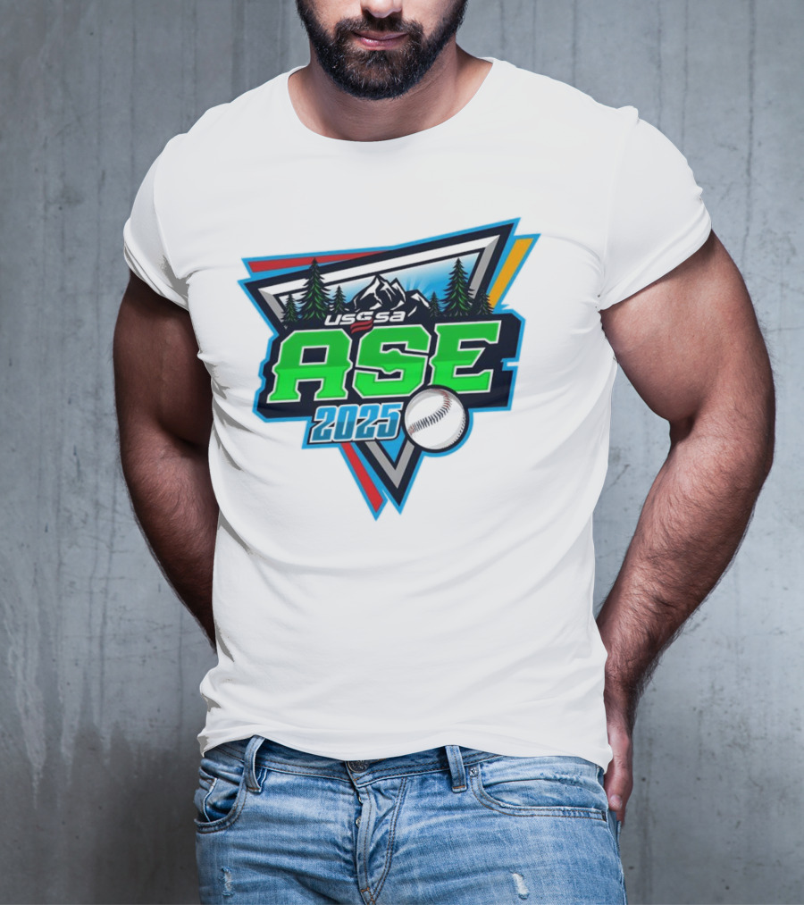 USSSA Arkansas ASE 2025 Baseball Mountains T-Shirt