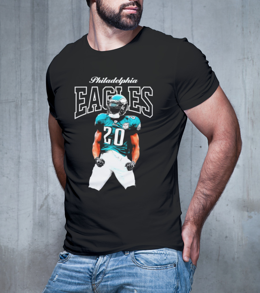 Philadelphia Eagles Brian Dawkins Number 20 Retired Player T-Shirt