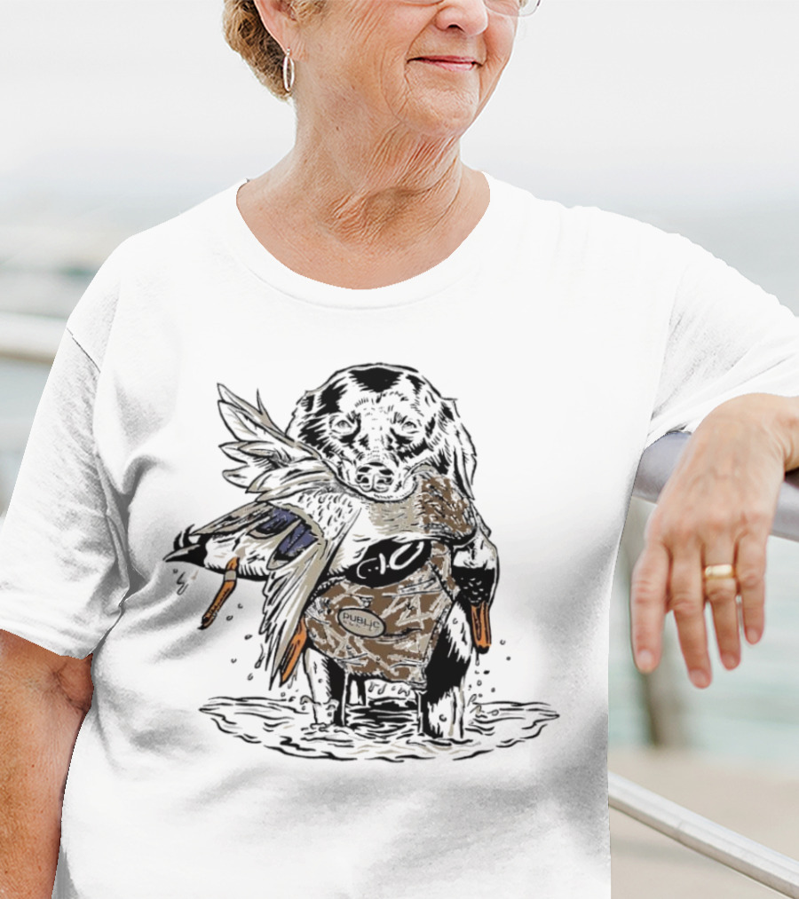 Ole’ Smoke Public Enemy Dog Hunting Duck T-Shirt