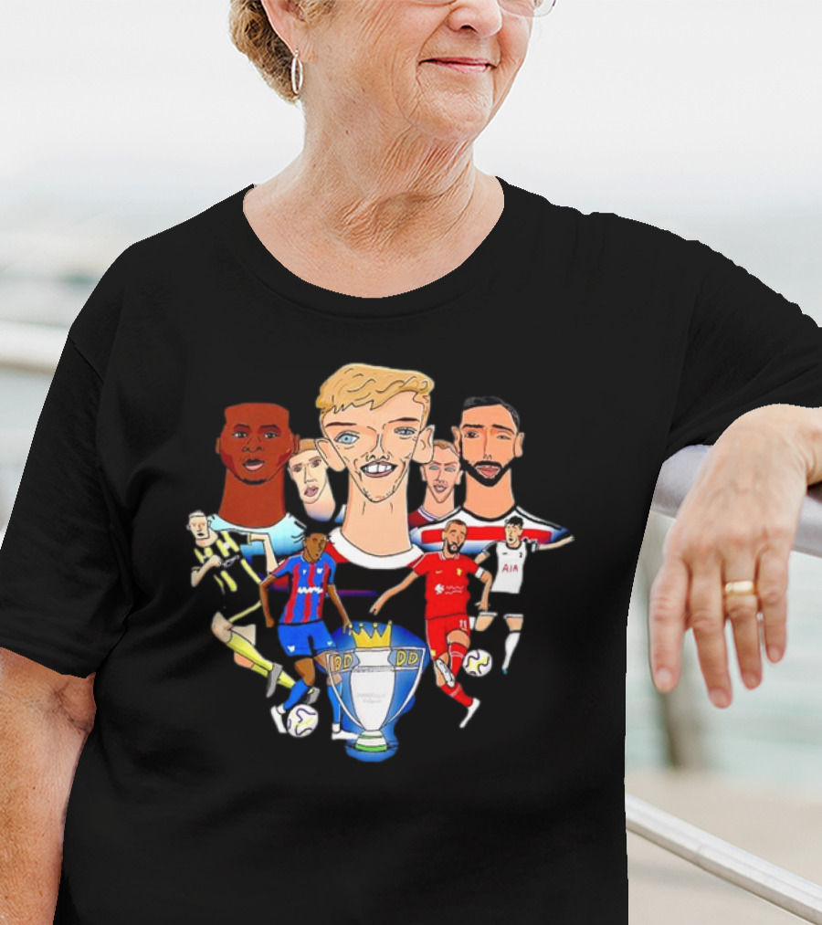Premier League Stars With Trophy T-Shirt