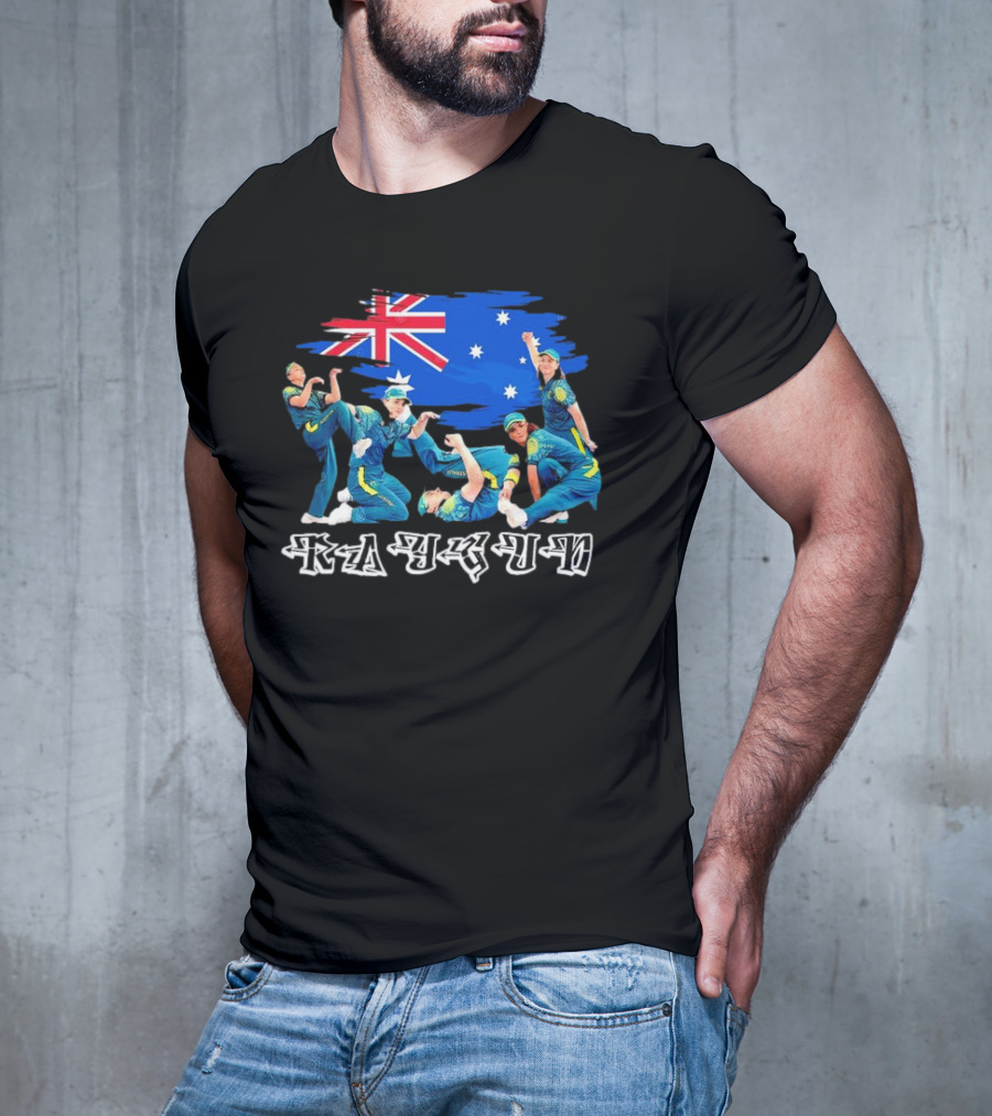 Raygun Rachael Gunn B-girl With Australia Flag T-Shirt