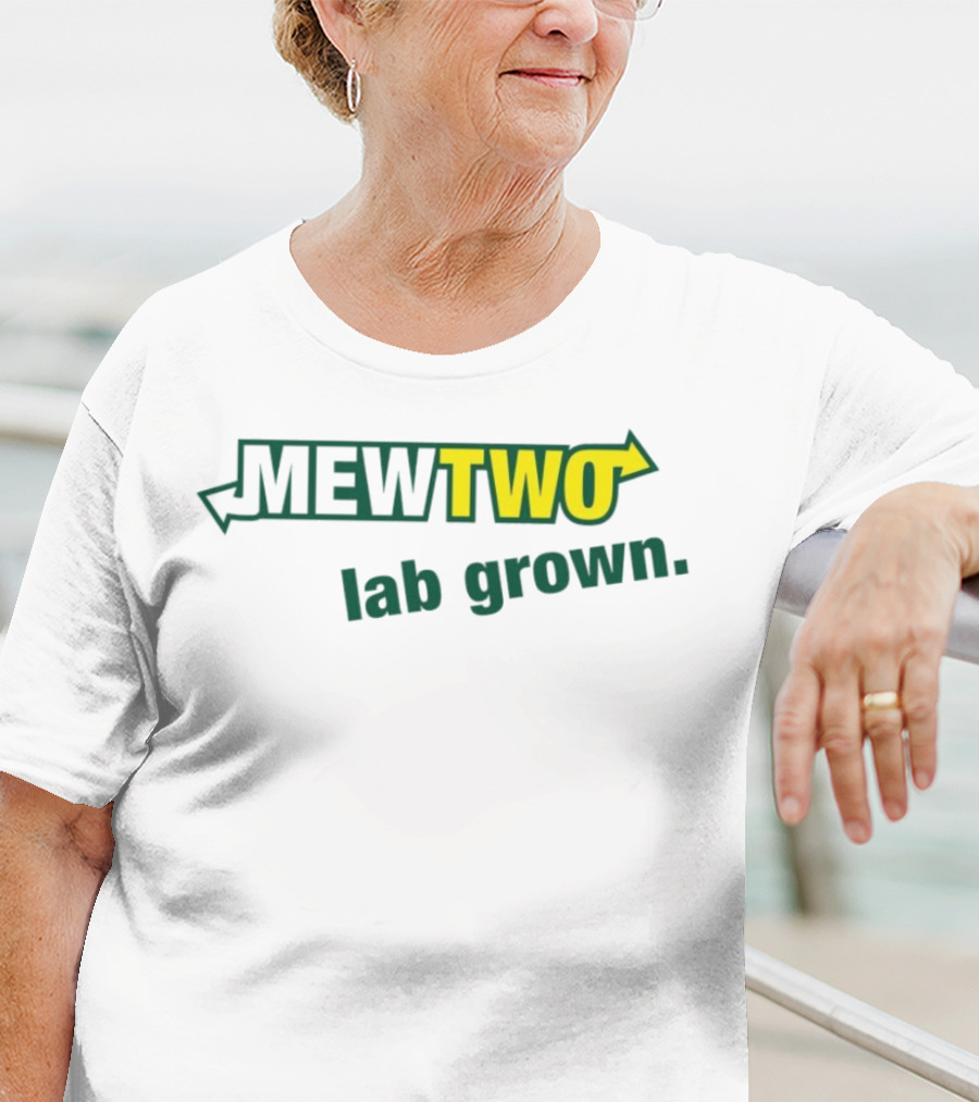 MEWTWO Lab Grown Arrows Text T-Shirt