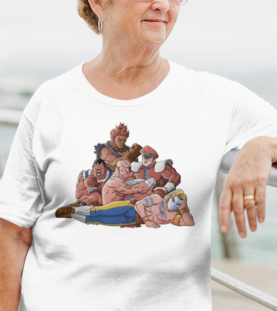 Street Fighter Villains Pose As The Breakfast Club Characters T-Shirt