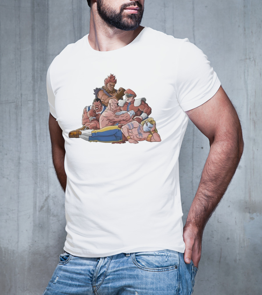Street Fighter Villains Pose As The Breakfast Club Characters T-Shirt