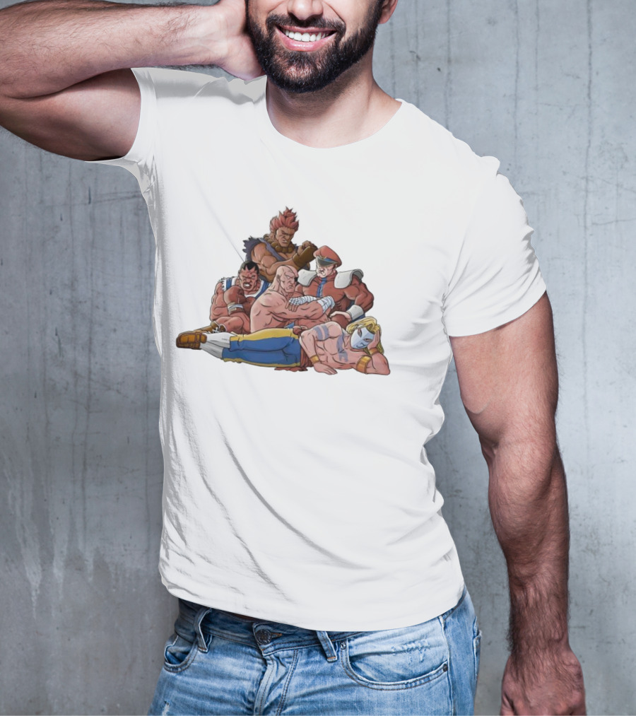 Street Fighter Villains Pose As The Breakfast Club Characters T-Shirt