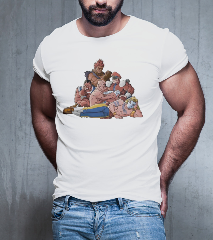Street Fighter Villains Pose As The Breakfast Club Characters T-Shirt