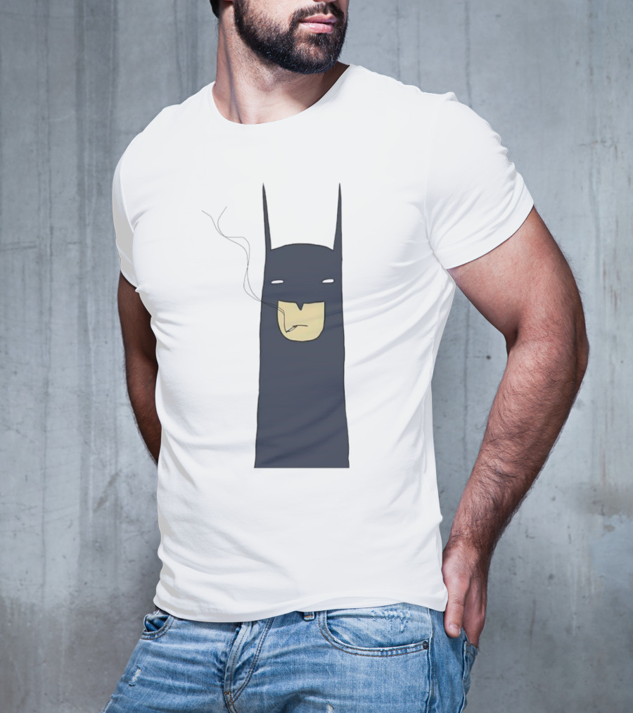 Batman Smoking Cigarette Classic T-Shirt
