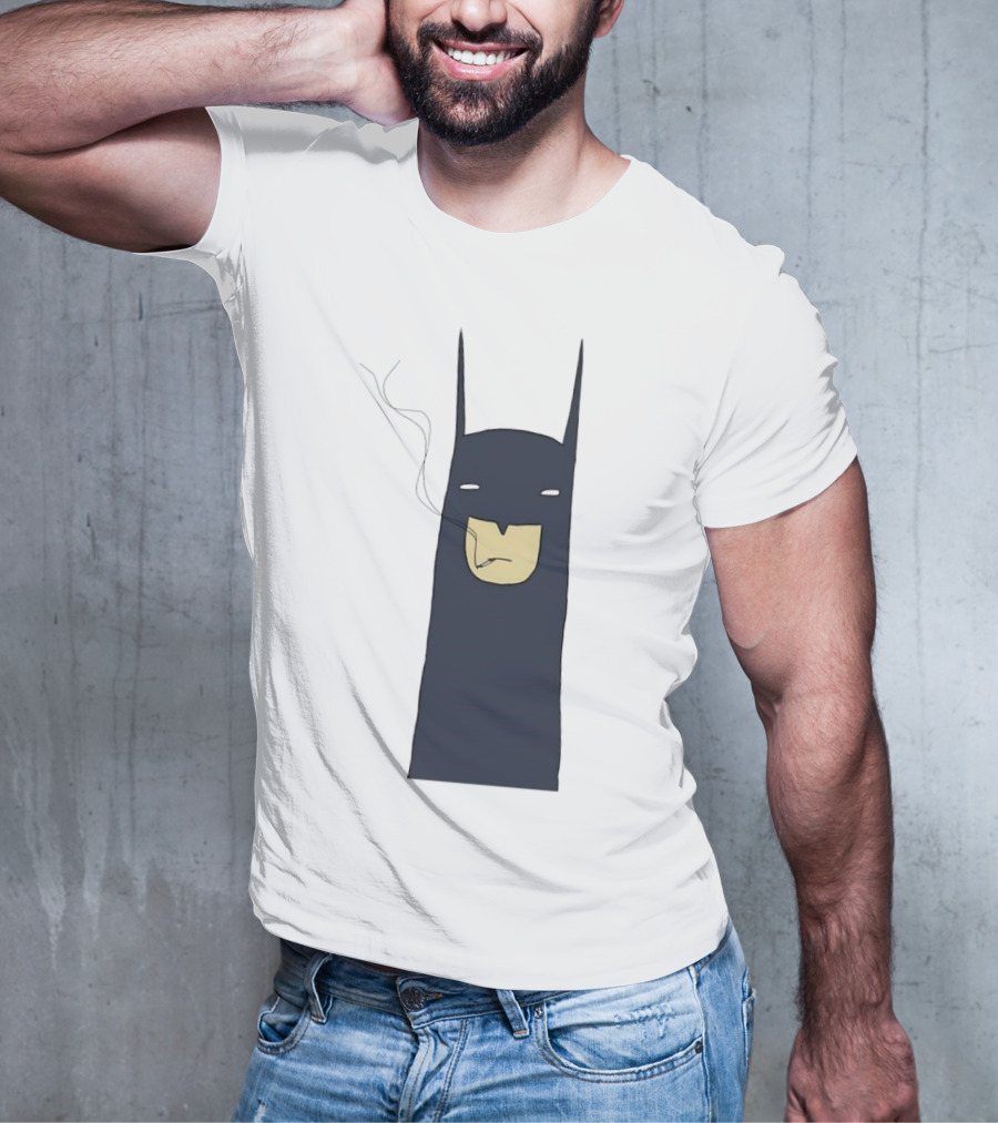 Batman Smoking Cigarette Classic T-Shirt