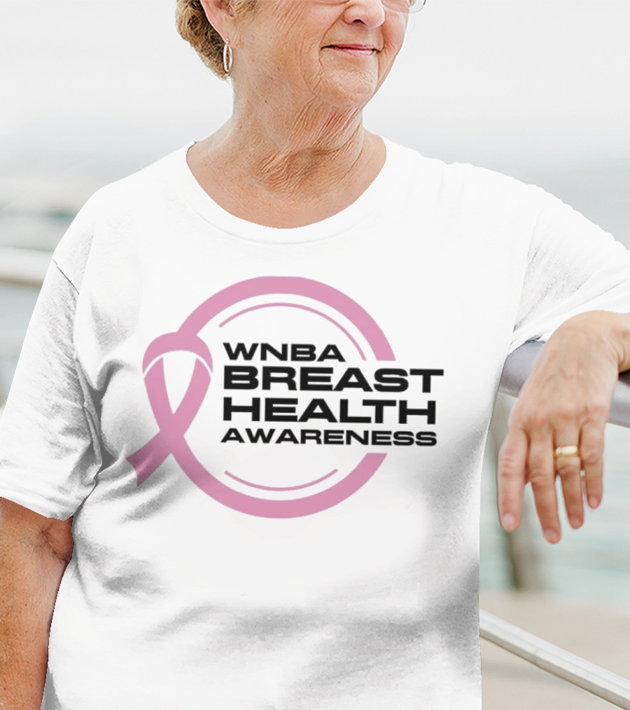Caitlin Clark WNBA Breast Health Awareness Pink Ribbon T-Shirt