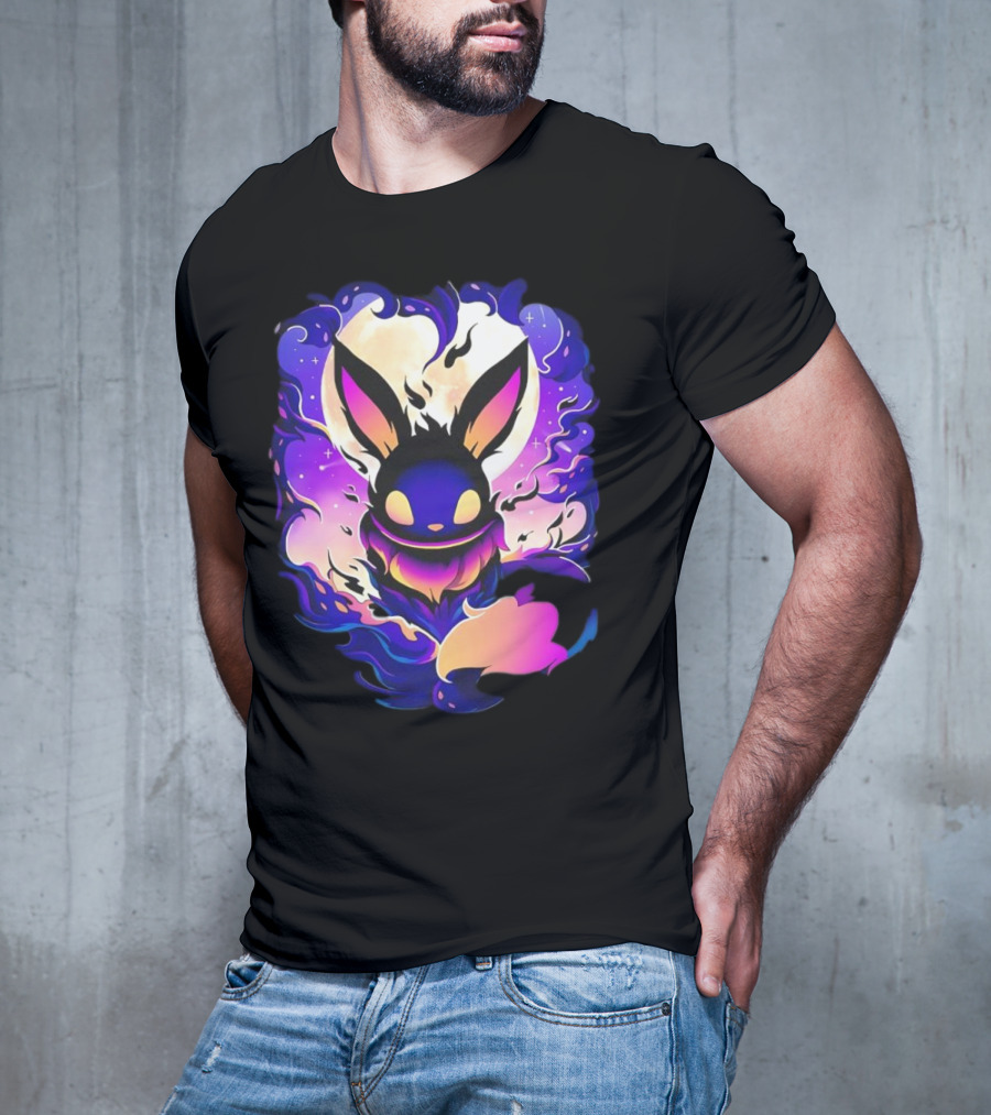 Eevee Darkness Cosmic Evolution Fantasy Anime T-Shirt