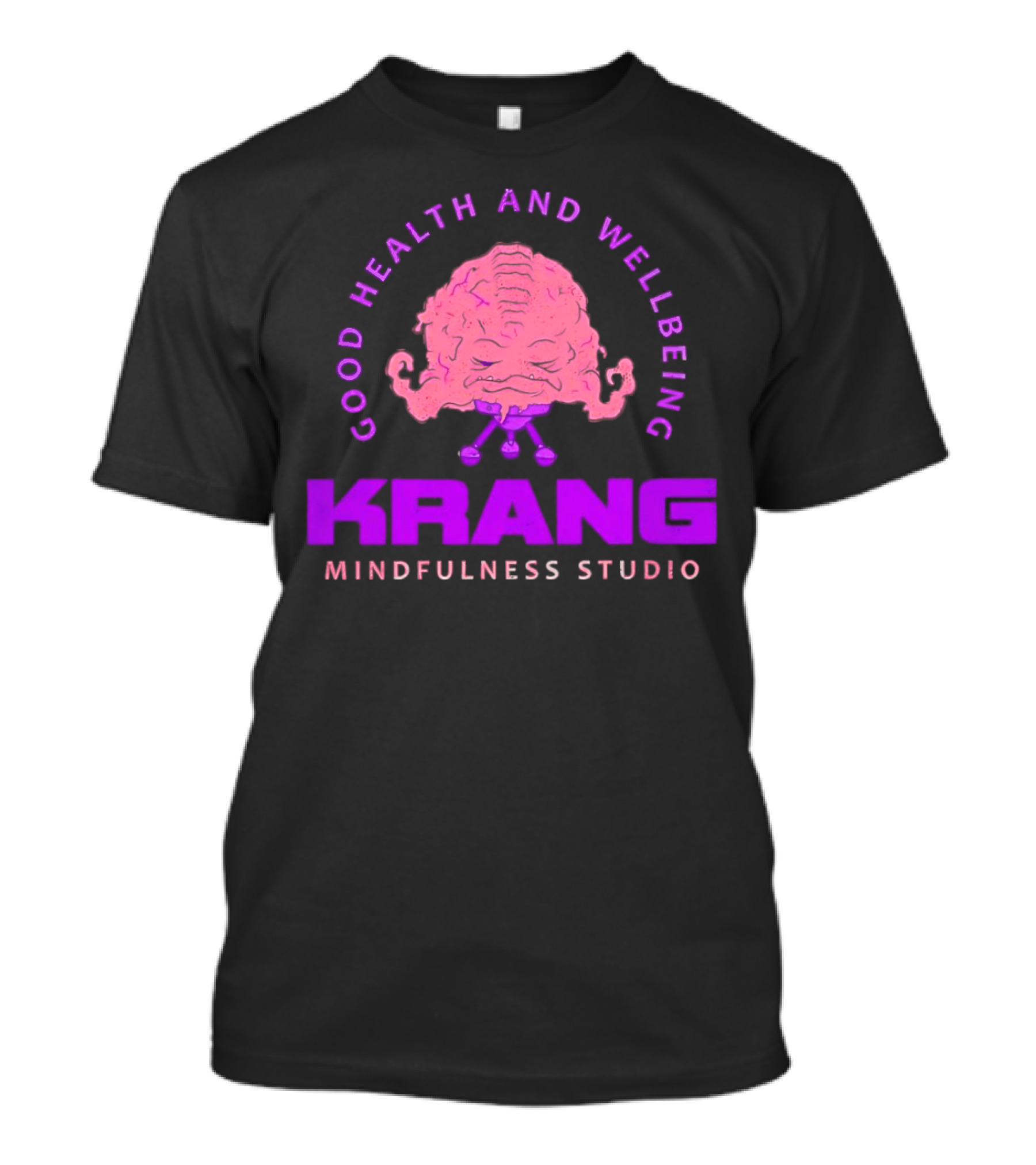 Good Health And Wellbeing Krang Mindfulness Studio Teenage Mutant Ninja Turtles T-Shirt
