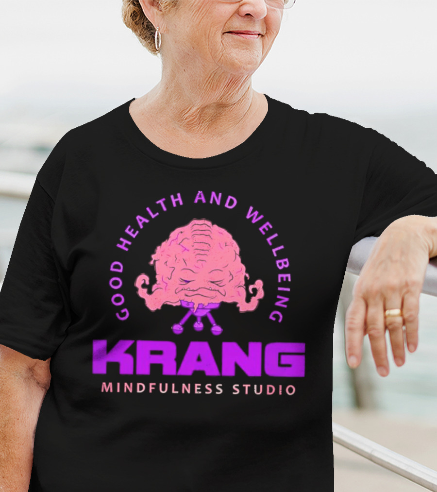 Good Health And Wellbeing Krang Mindfulness Studio Teenage Mutant Ninja Turtles T-Shirt