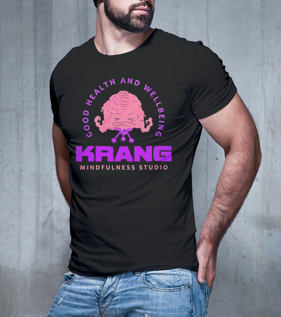 Good Health And Wellbeing Krang Mindfulness Studio Teenage Mutant Ninja Turtles T-Shirt