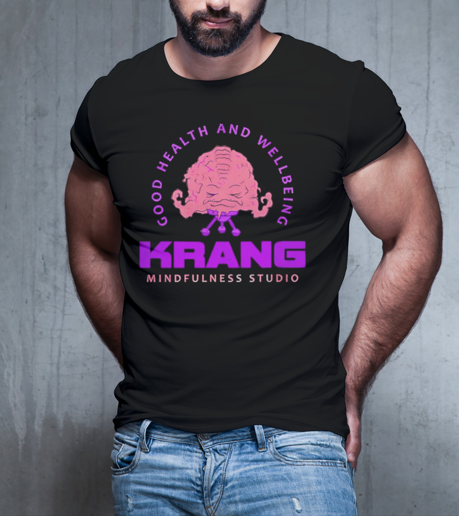 Good Health And Wellbeing Krang Mindfulness Studio Teenage Mutant Ninja Turtles T-Shirt