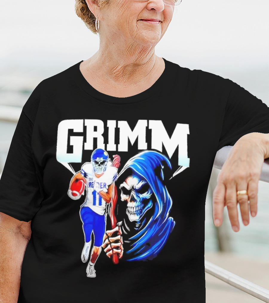 Grimm Reaper Kansas Jayhawks Football 11 Luke Grimm T-Shirt