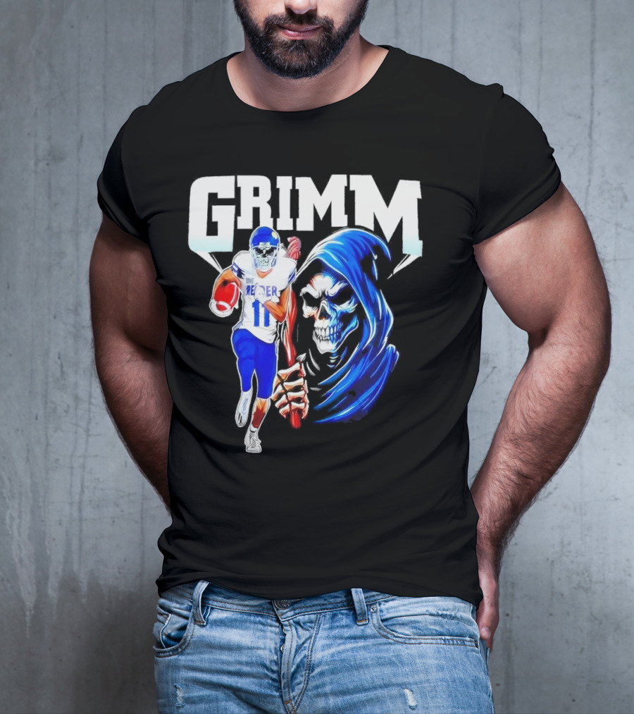 Grimm Reaper Kansas Jayhawks Football 11 Luke Grimm T-Shirt