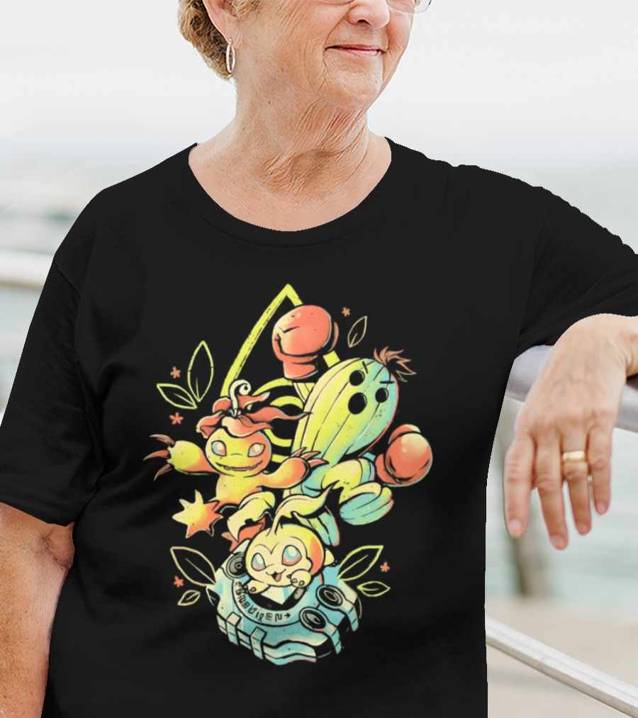 Tanemon Palmon Togemon Retro Digivice T-Shirt