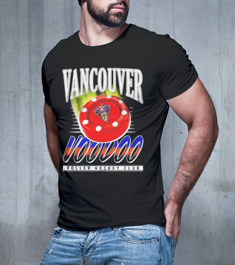Vancouver Voodoo Roller Hockey Club Puck Logo Classic T-Shirt