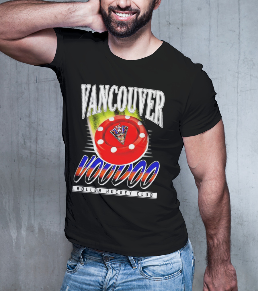 Vancouver Voodoo Roller Hockey Club Puck Logo Classic T-Shirt