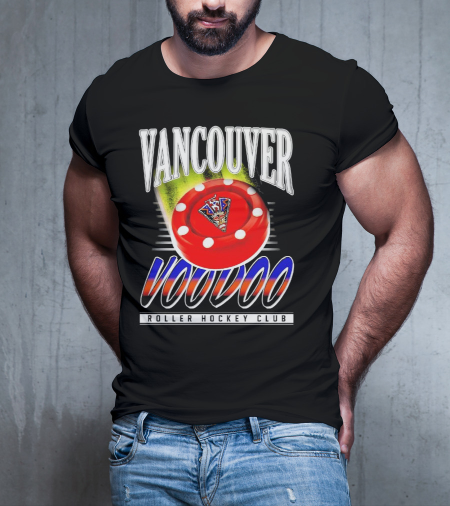Vancouver Voodoo Roller Hockey Club Puck Logo Classic T-Shirt