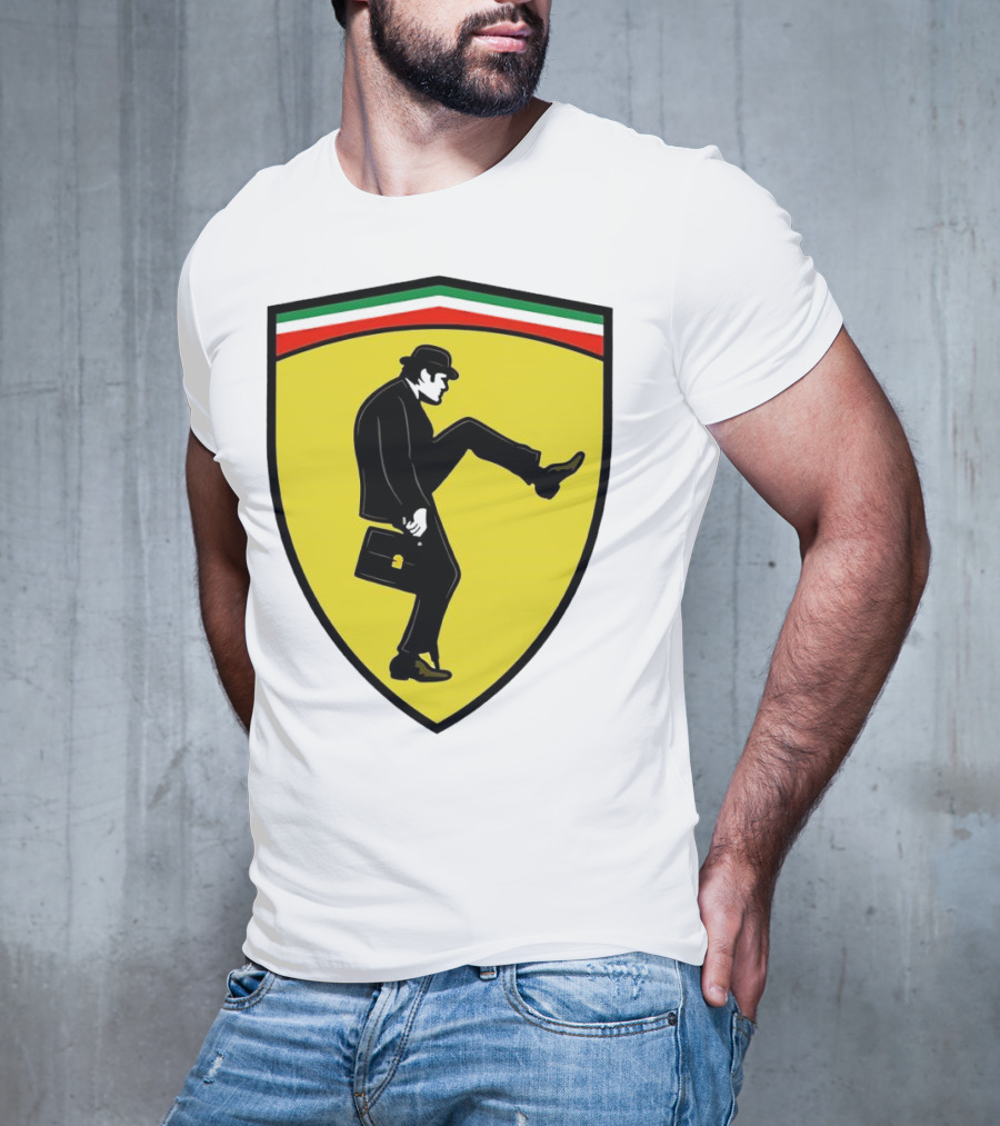 Ministry Of Silly Walks Monty Python Ferrari T-Shirt