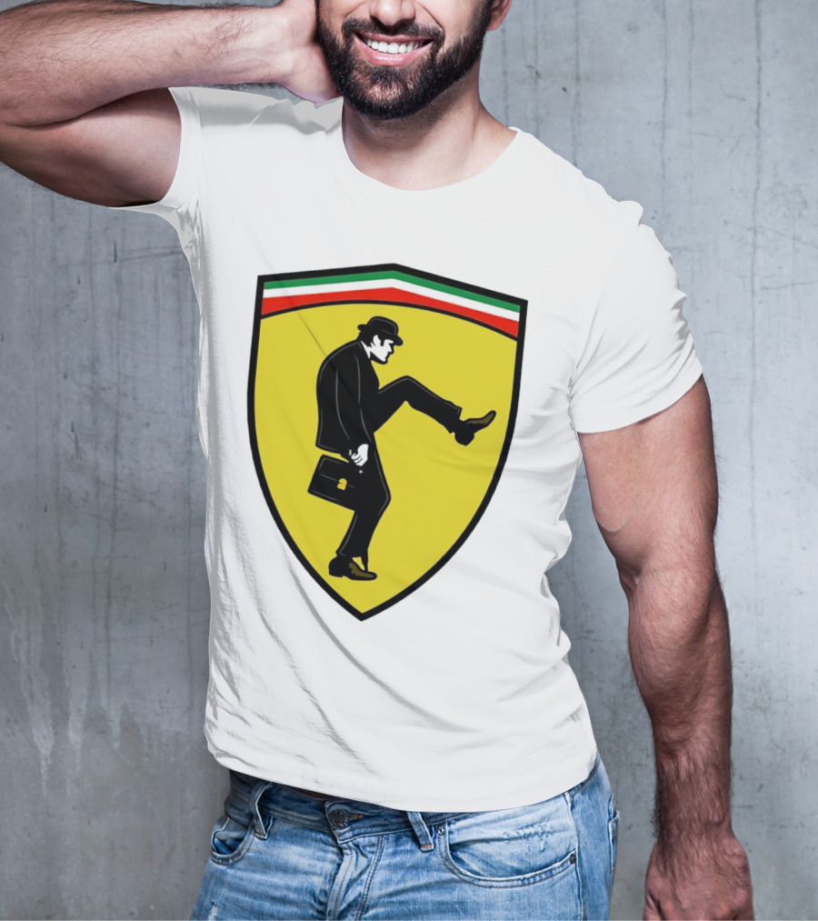 Ministry Of Silly Walks Monty Python Ferrari T-Shirt