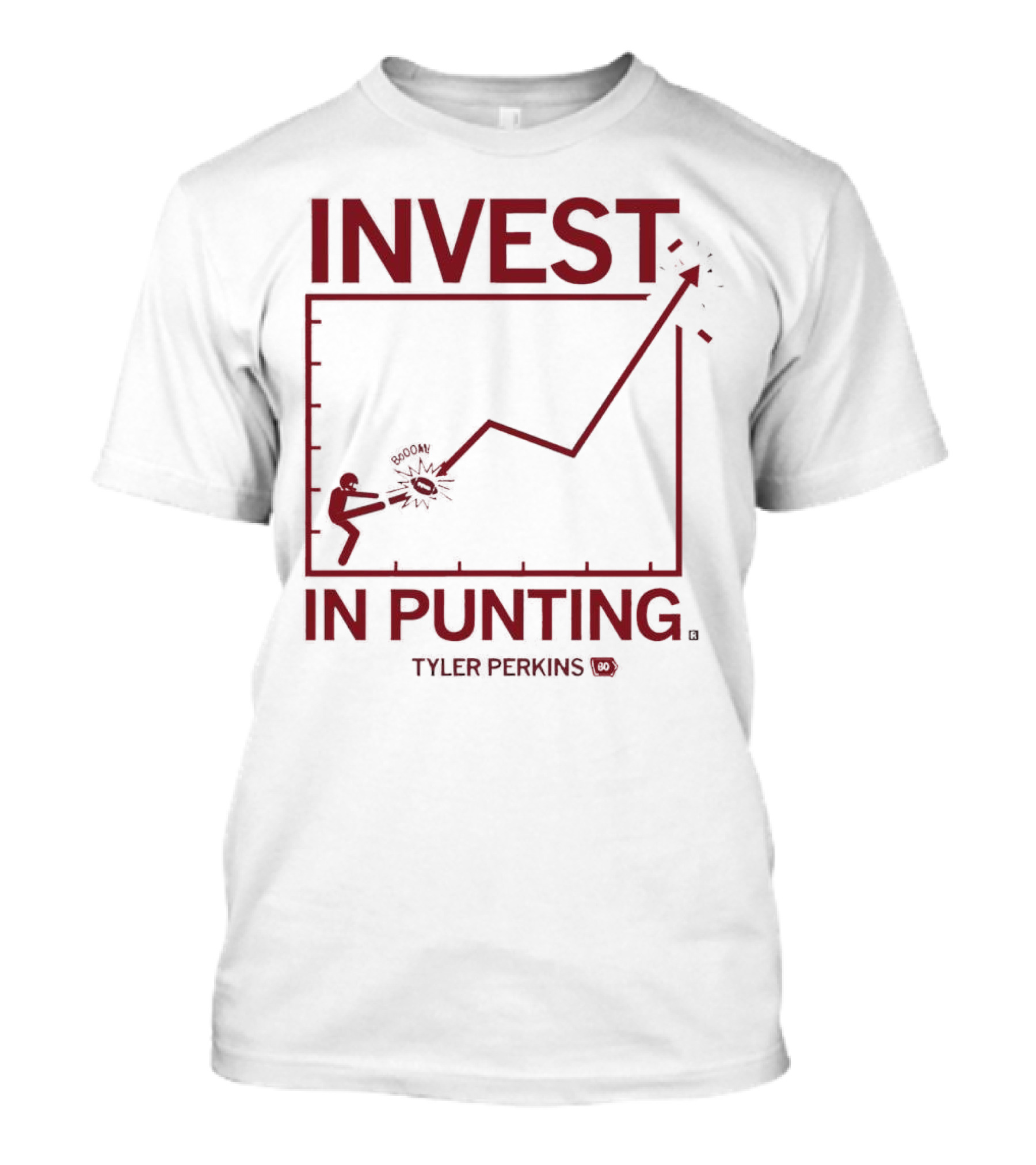 Tyler Perkins Invest In Punting Iowa State Cyclones Chart Football T-Shirt