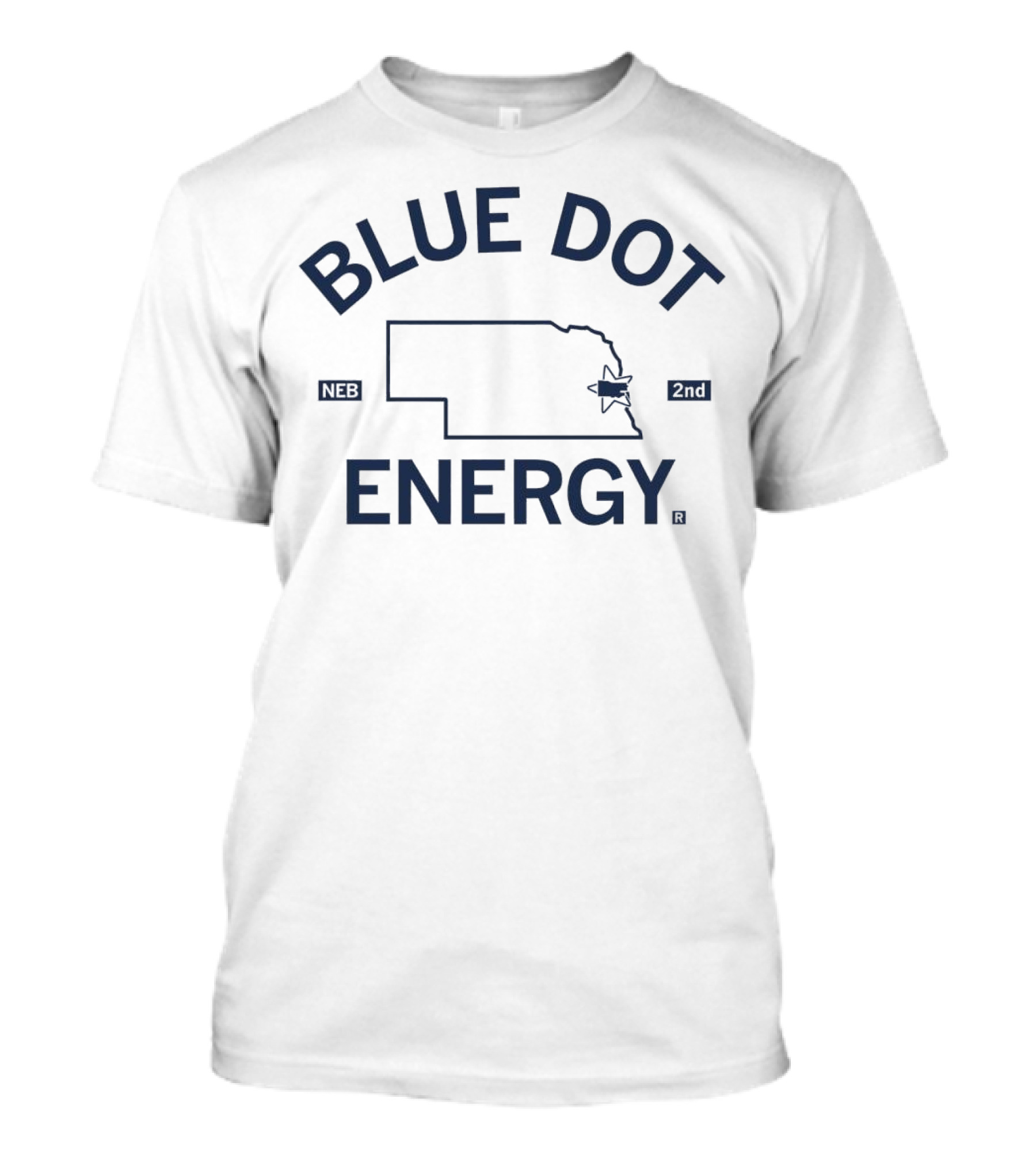 Blue Dot Energy Nebraska Neb 3rd State T-Shirt